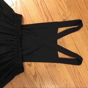 Crossback Apron Style Skater Dress